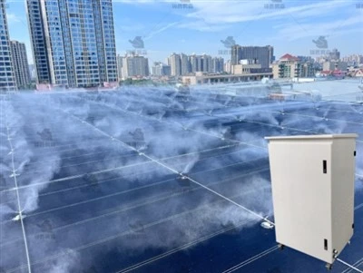 Usando sistemas de nebulização para resfriar propriedades comerciais